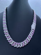 925 Silver Miami Baguette Chain