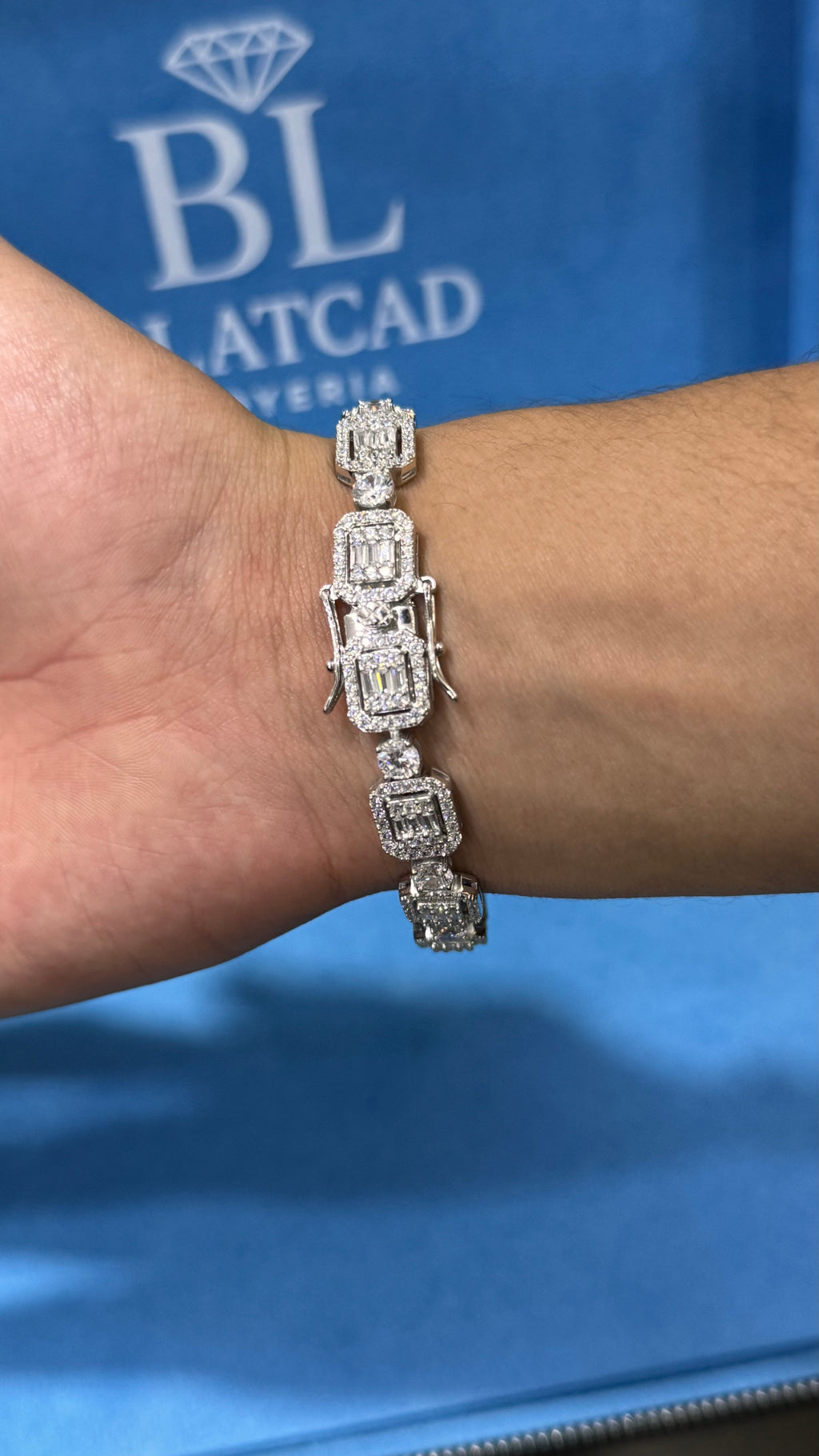 Pulso CuadrFlo Plata.925