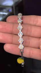 Pulso Crew Moissanita Plata.925