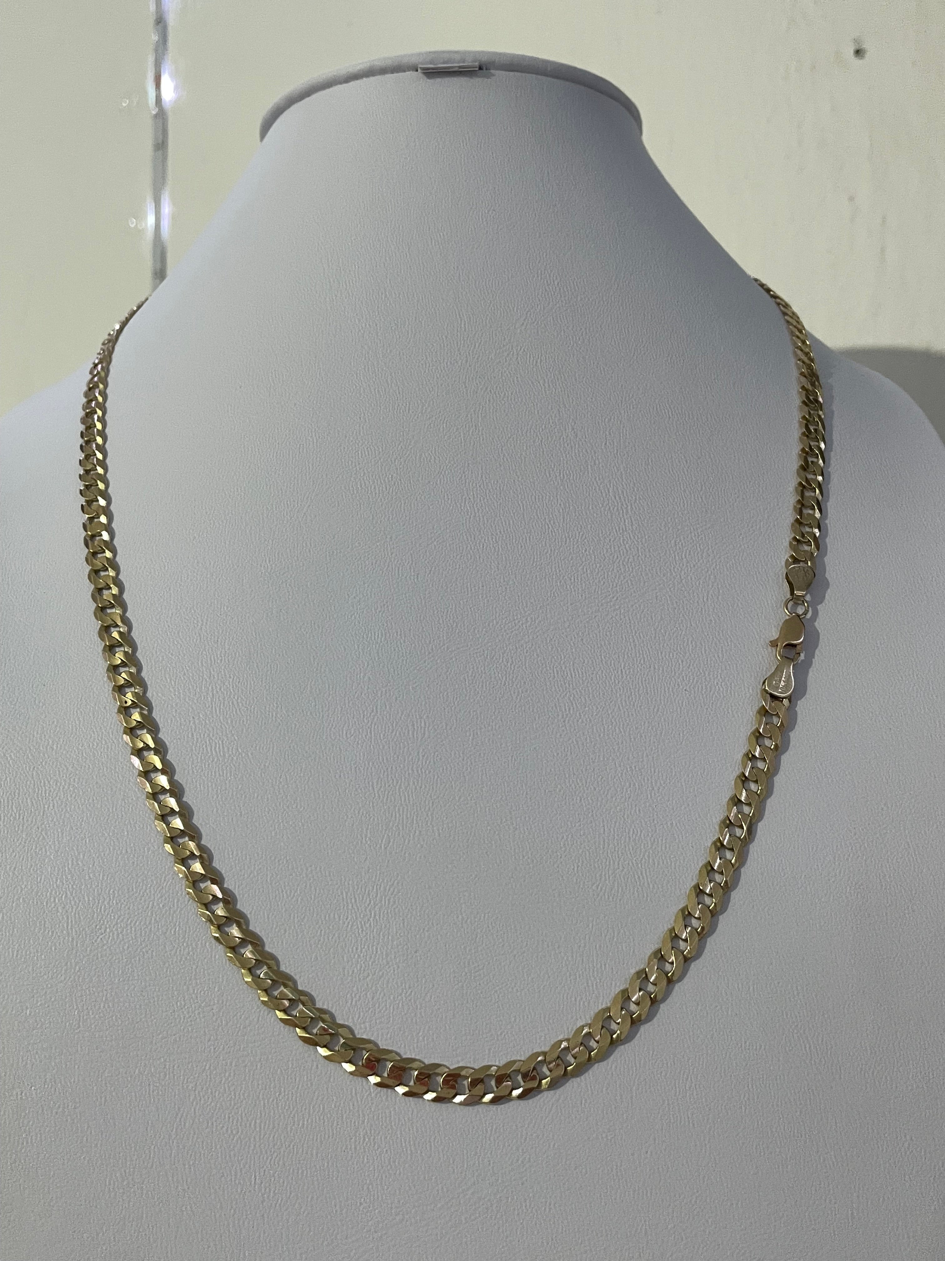 Cadena Barbada Oro 10k