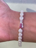 Silver Circle Bracelet.925