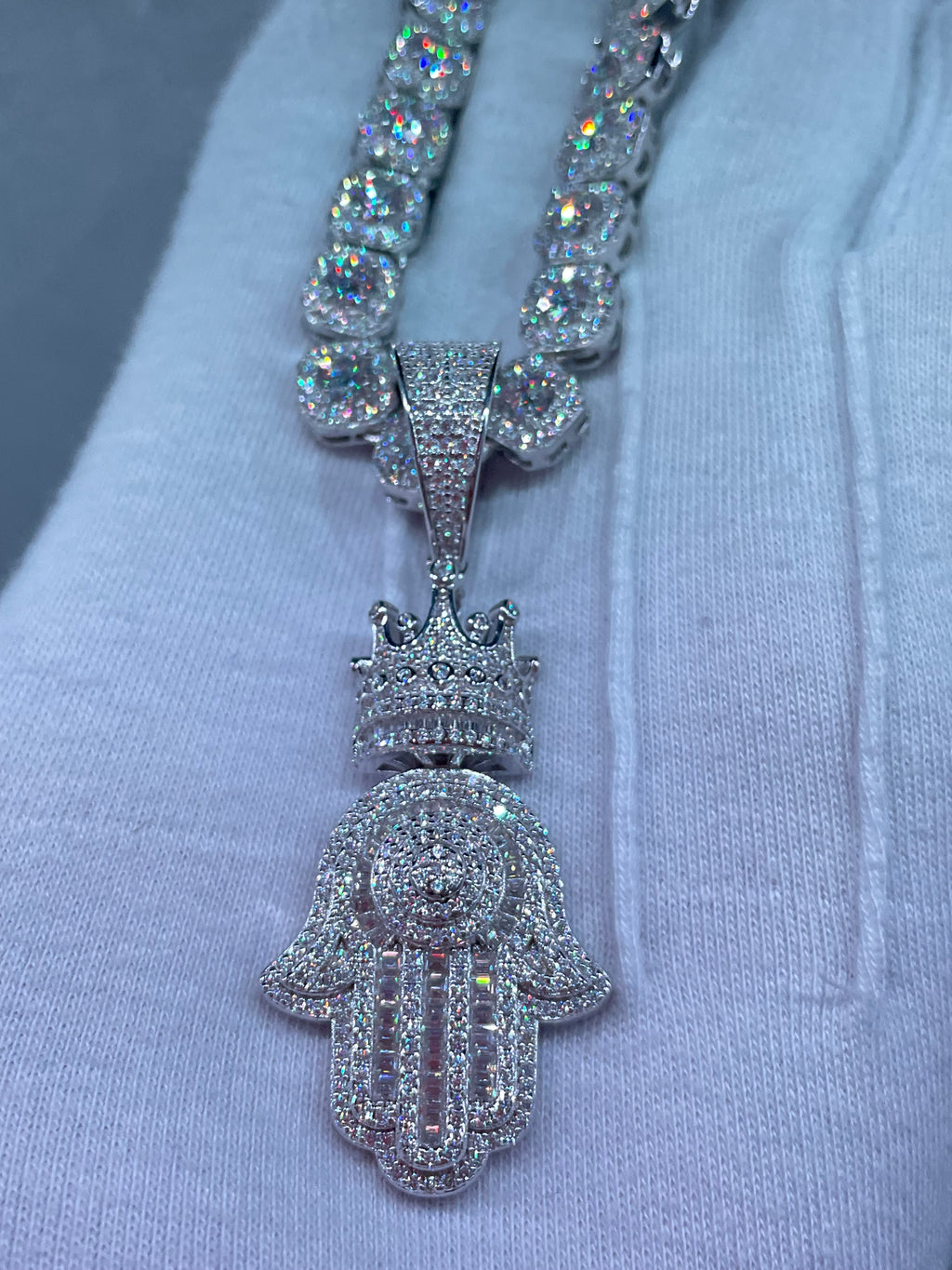 I said Hand of Fatima 🪬 Moissanite