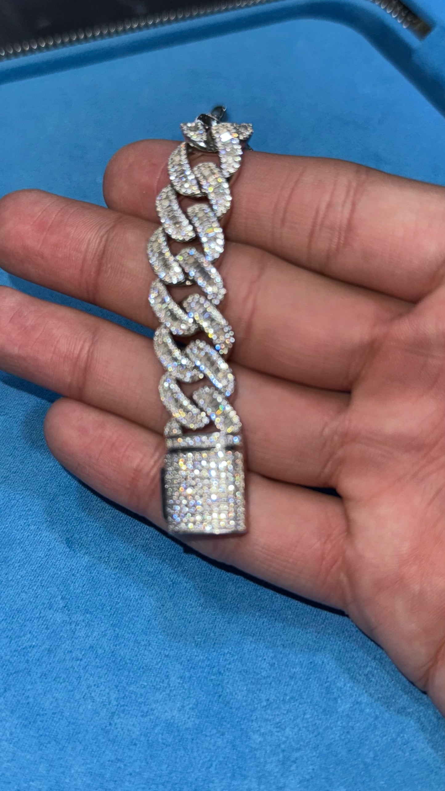 Pulso Baguette Plata.925