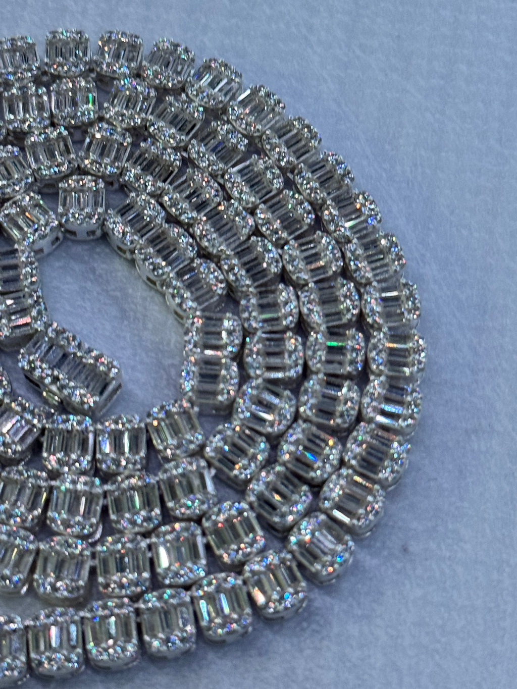 Cadena Baguette Plata.925