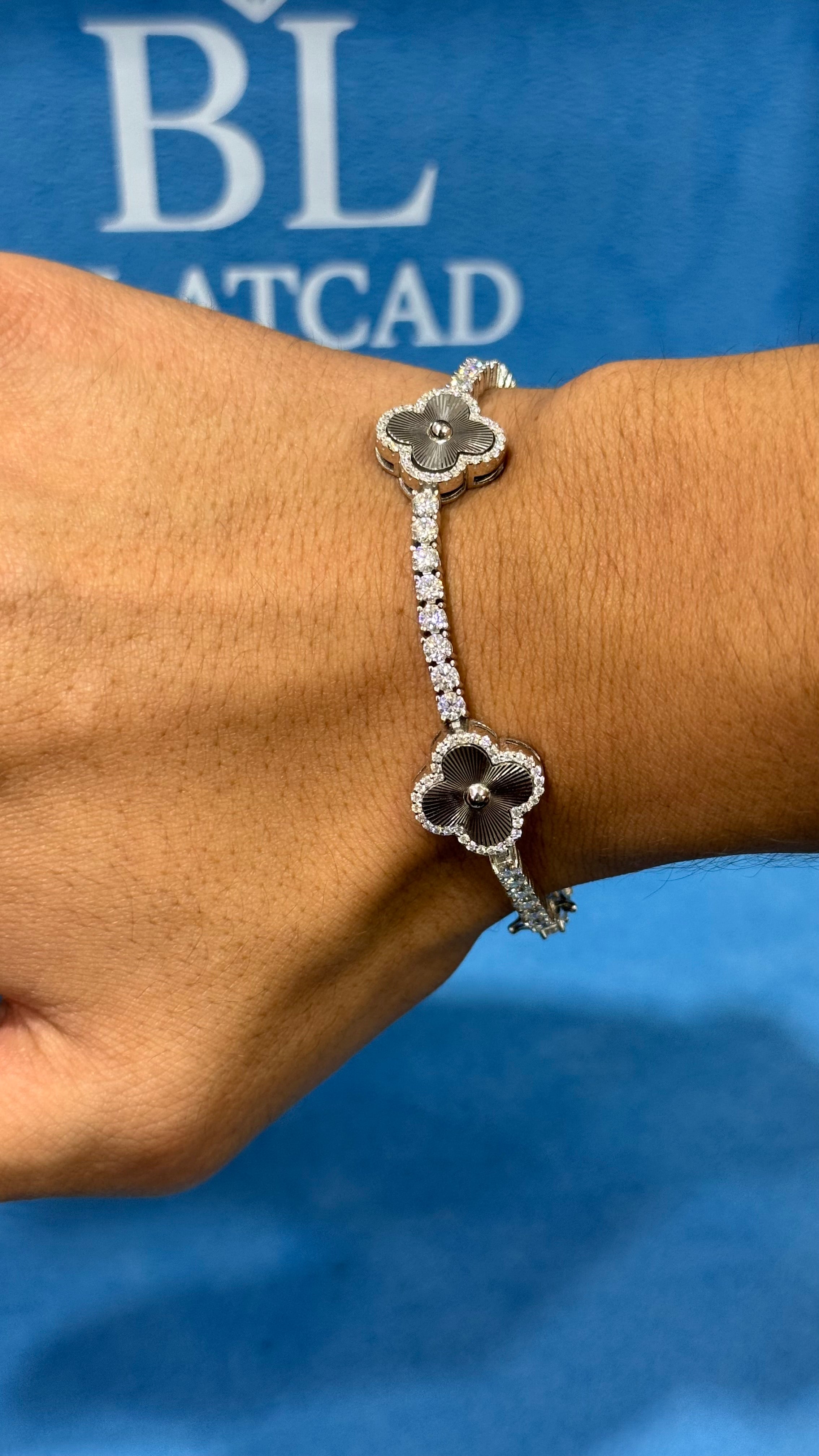 Pulso VanTen Moissanita Plata.925