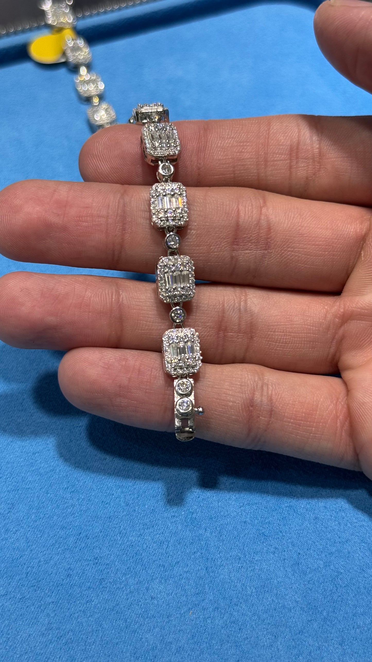 Pulso Cuarw Moissanita Plata.925