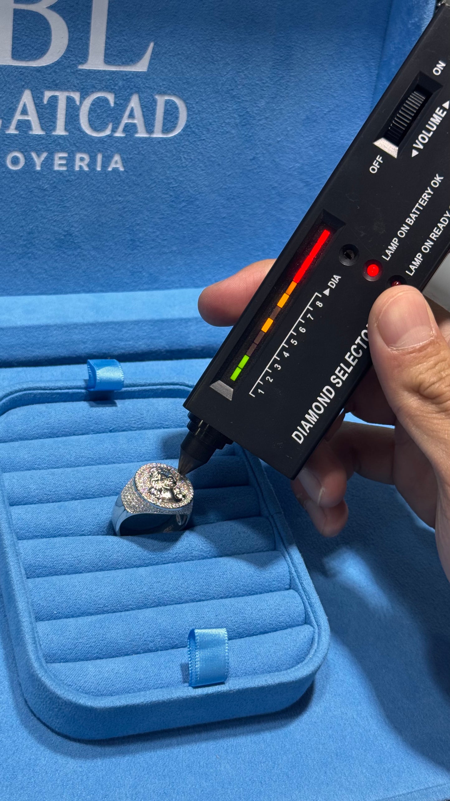 Anilo Cristo Moissanita Plata.925