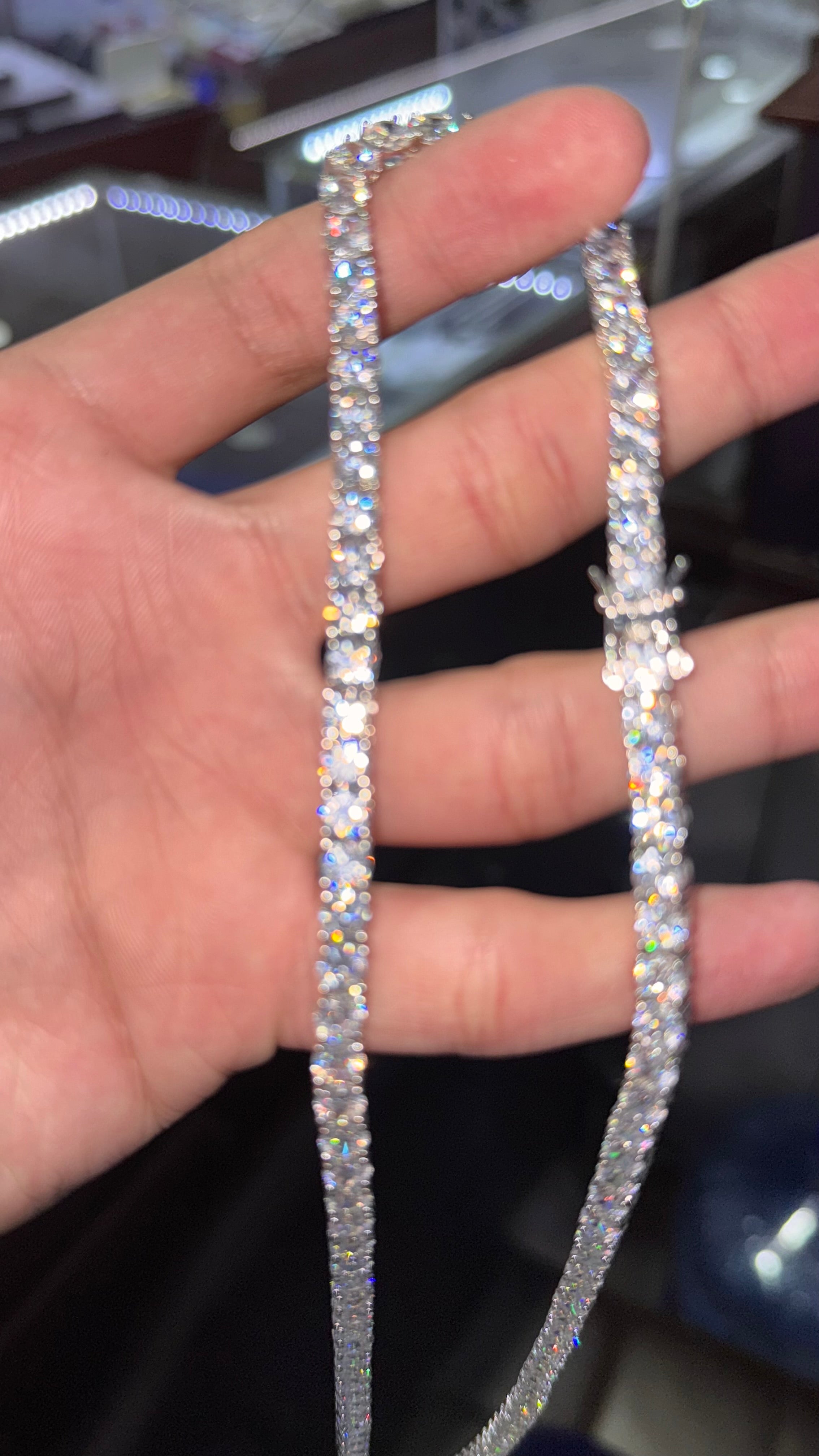 Cadena tennis Plata.925