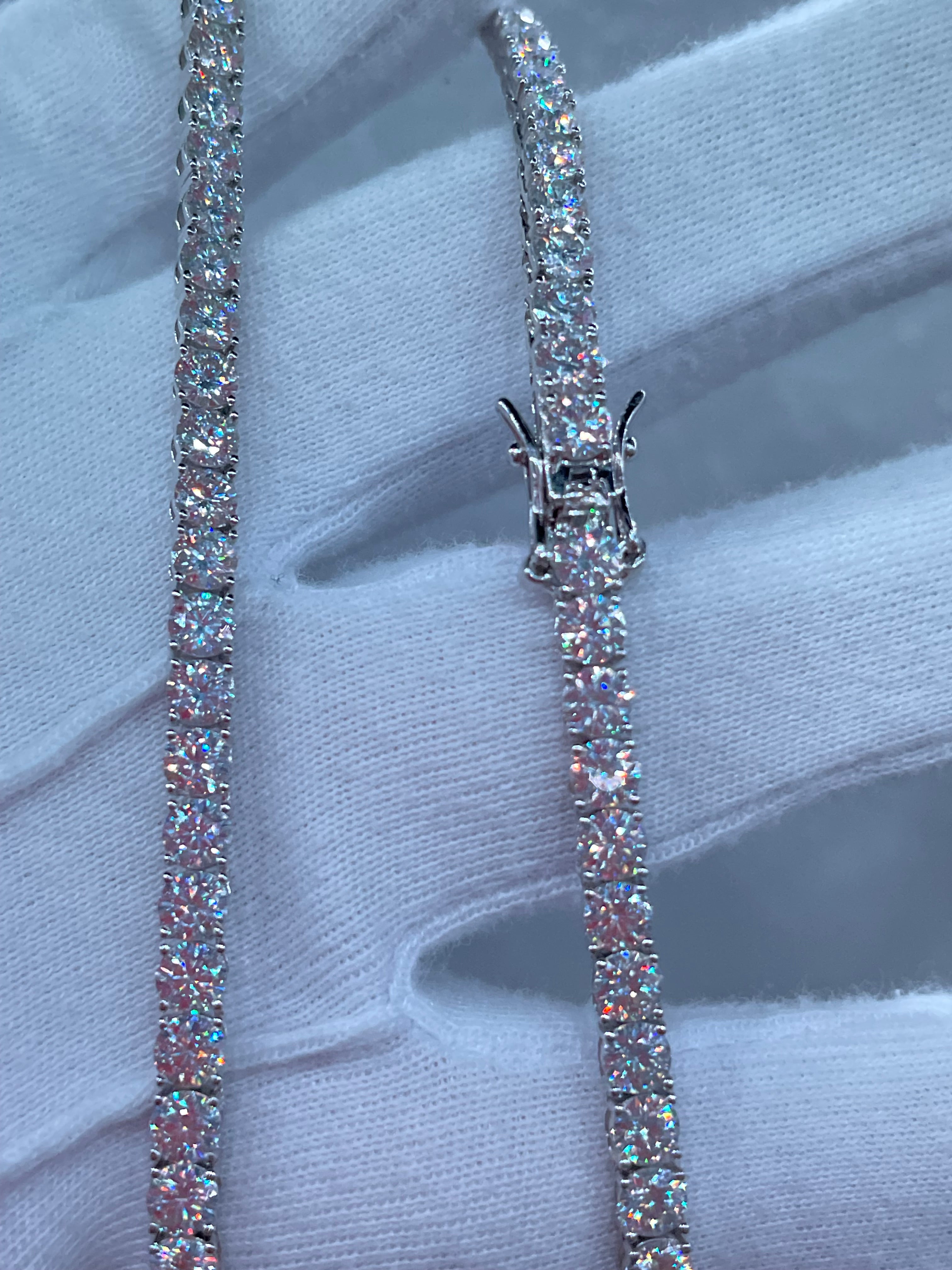Moissanite Tennis Chain
