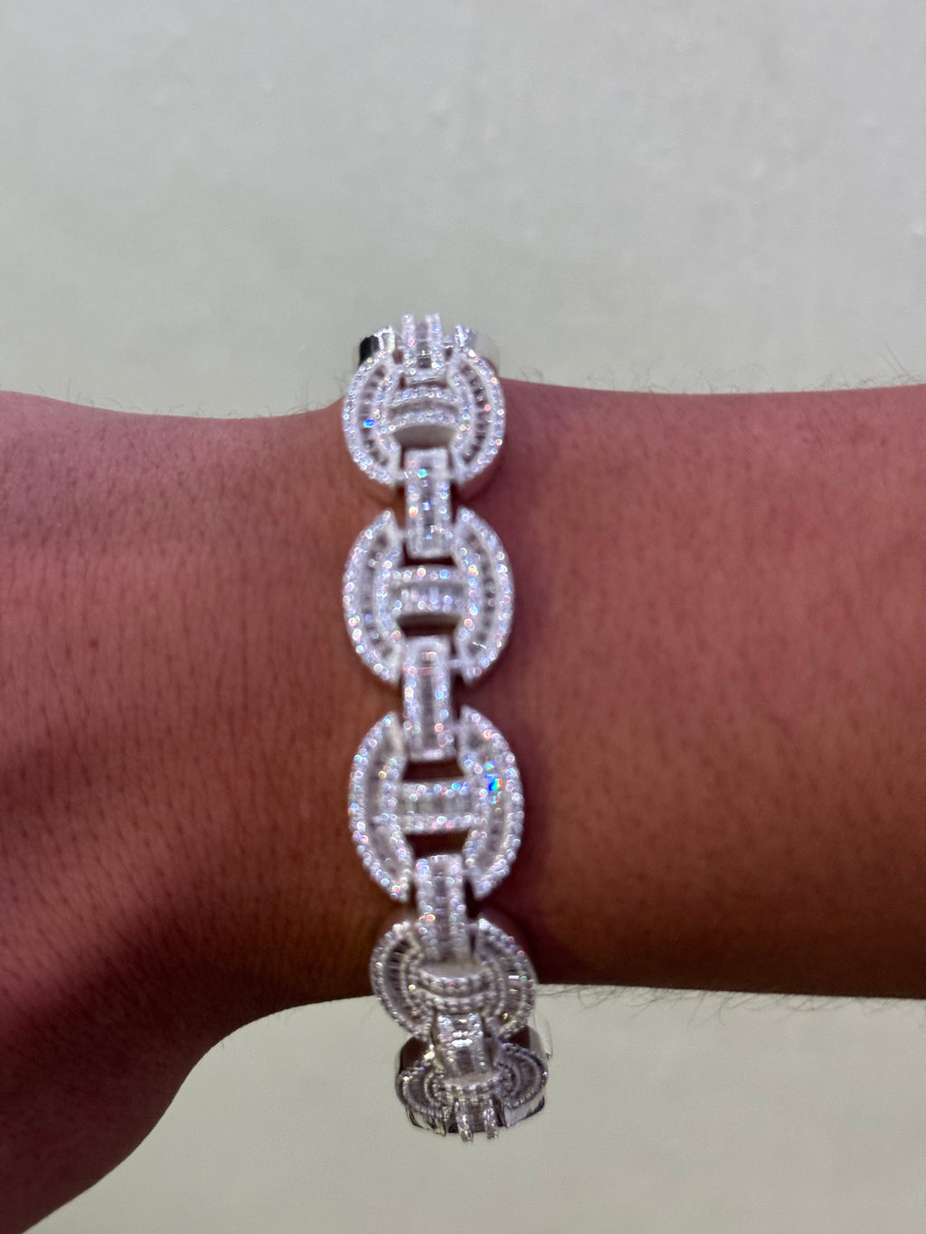 Pulso Tipo Gucci Plata.925