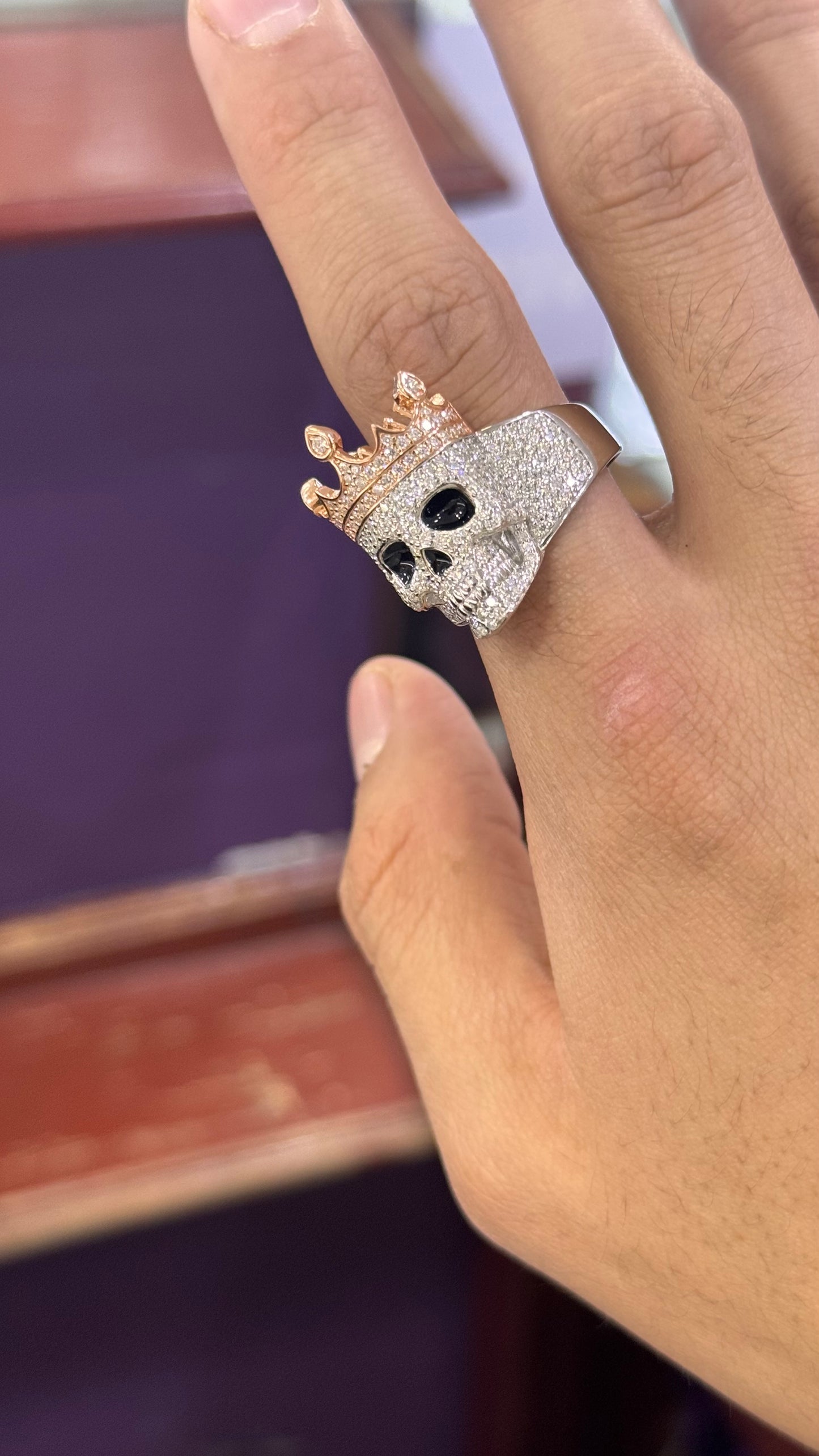 Anillo CalaV Moissanita Plata.925