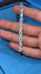 Pulso Circle Baguette Plata.925