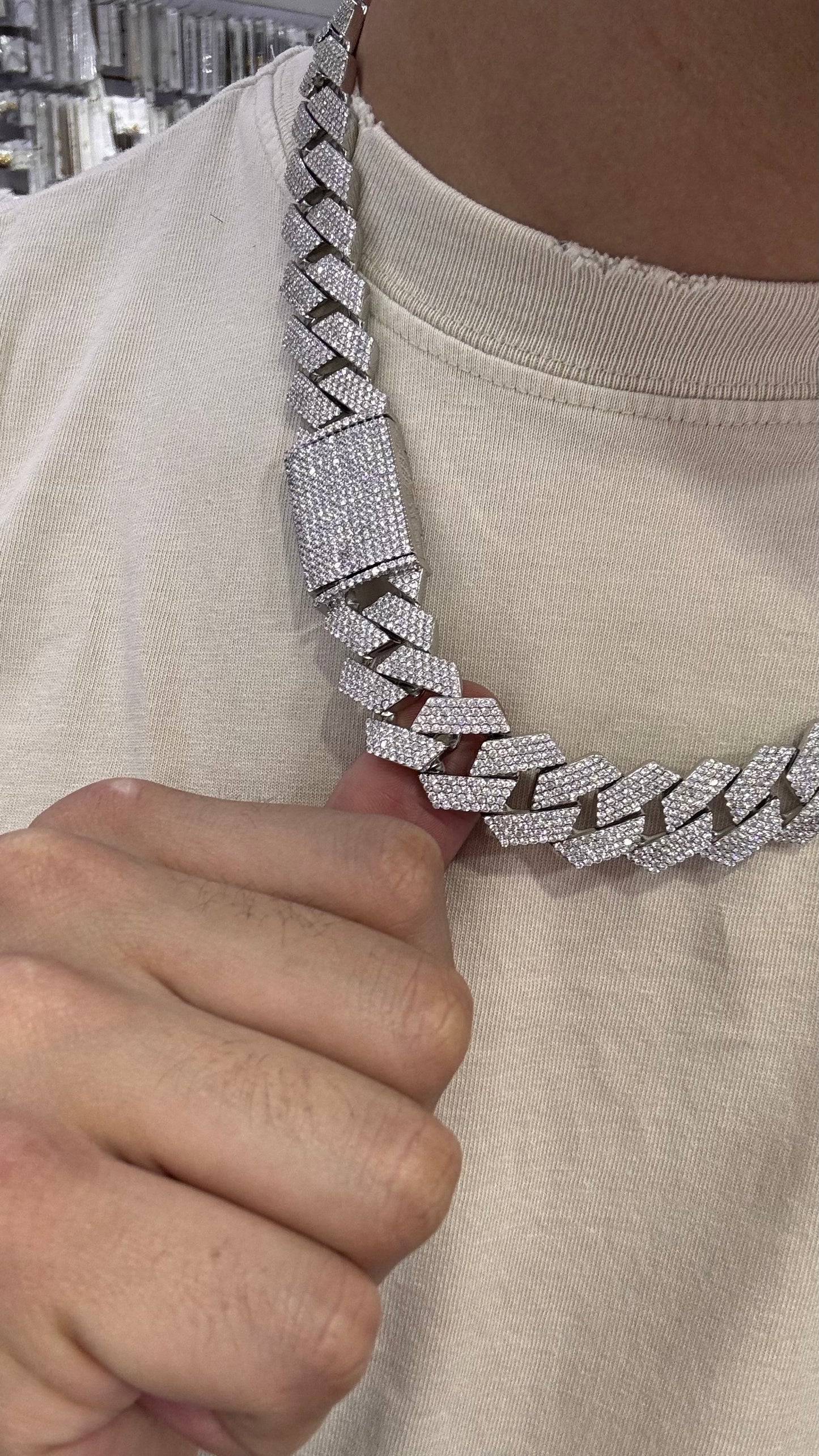 Cadena Miami Plata.925