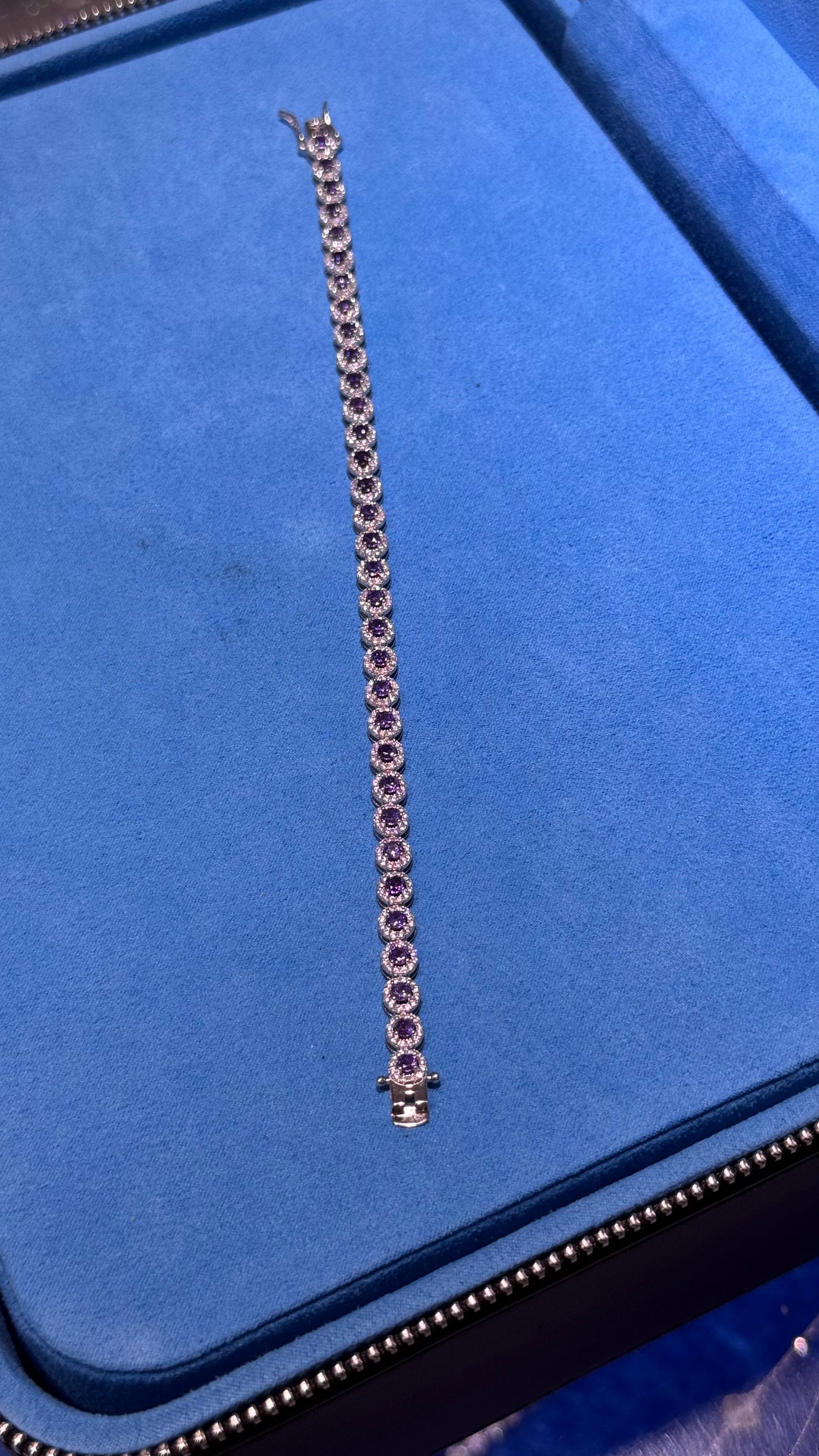 Pulso Tennis Circle Plata.925