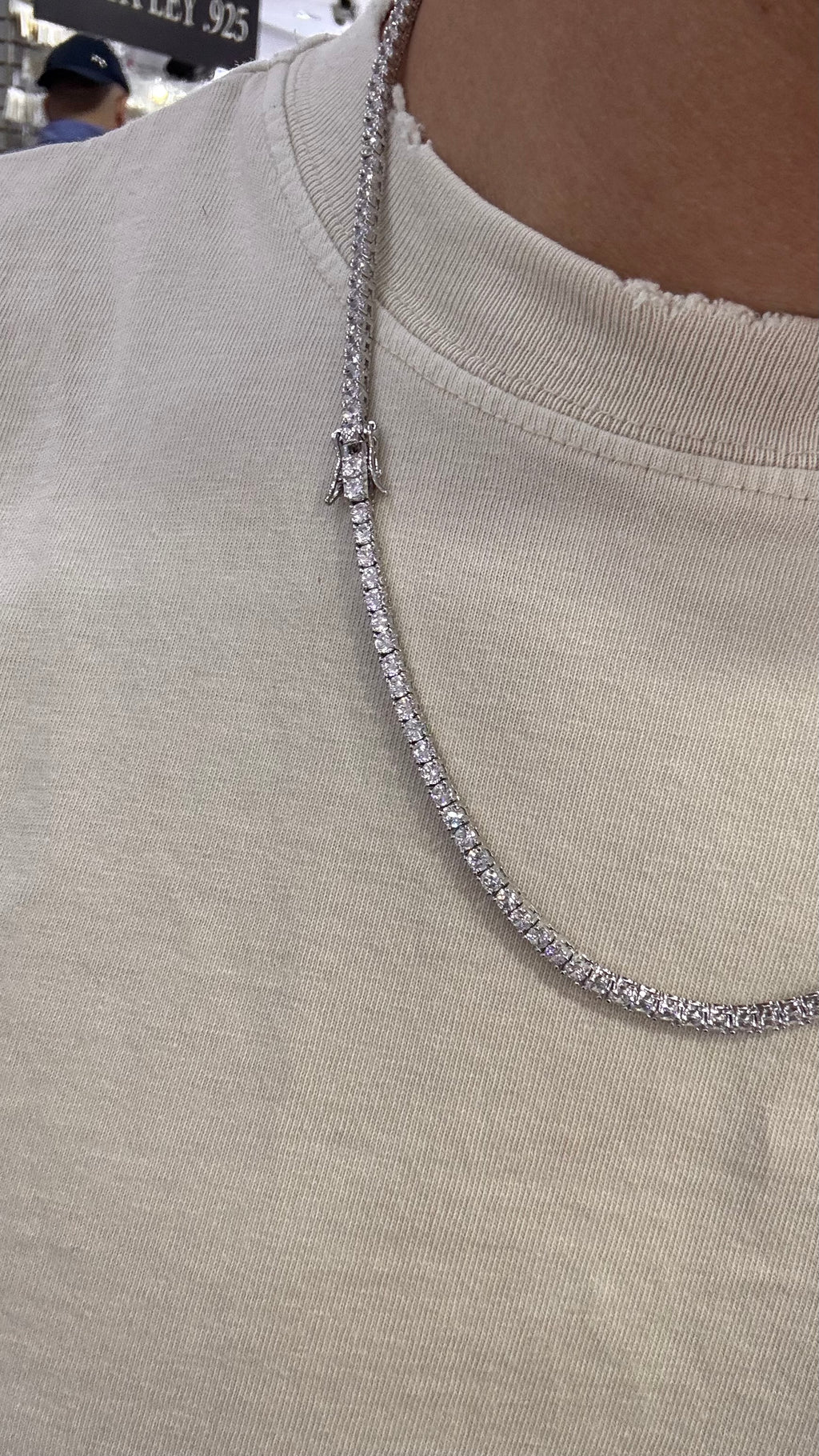 Cadena Tennis Plata.925