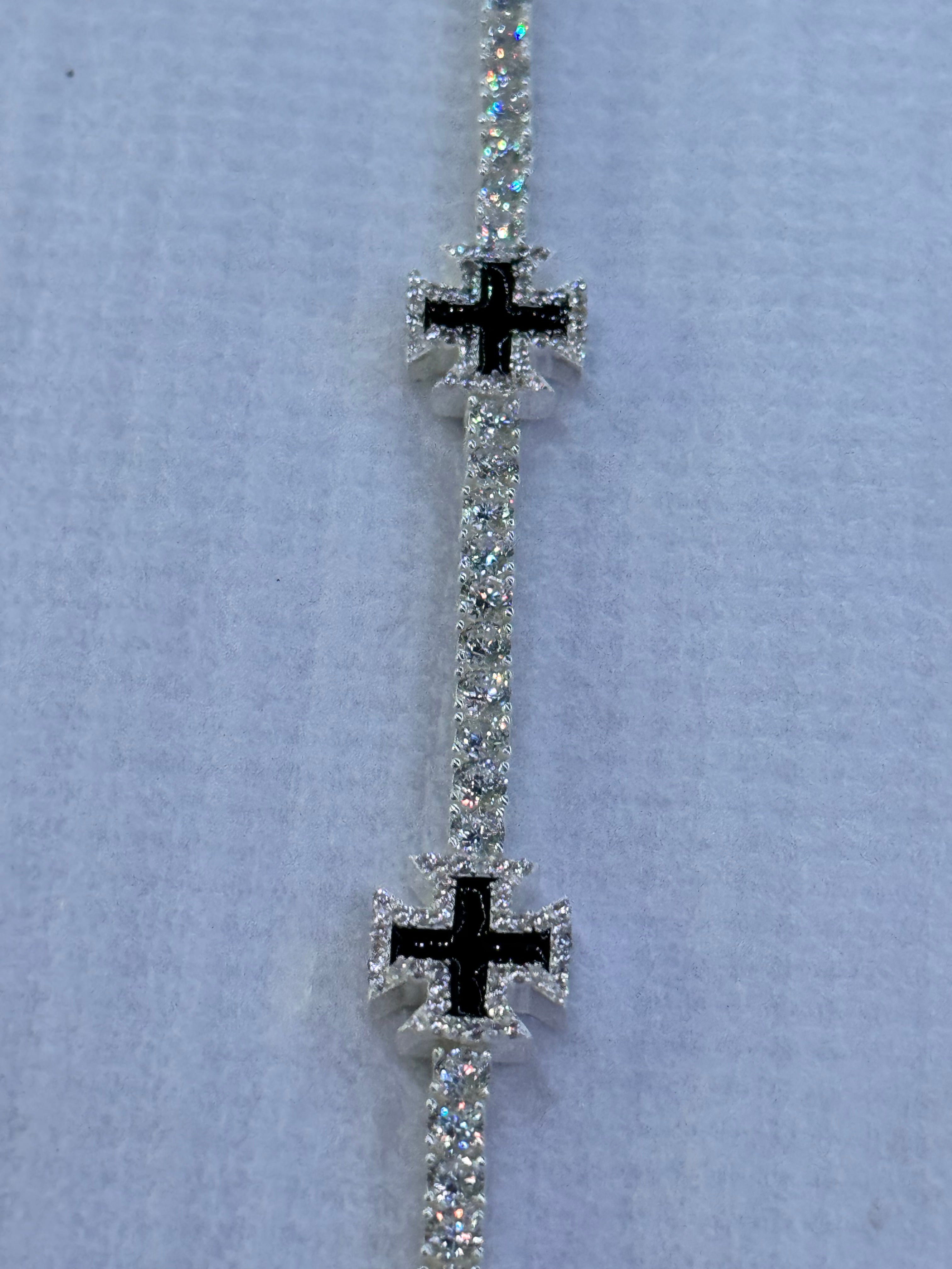 Pulso Cruz Plata.925