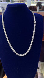 925 Silver Tennis Circle Chain