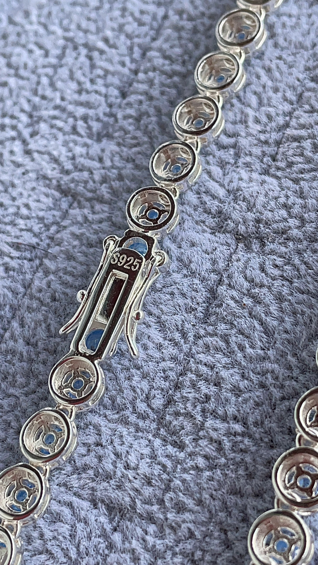 925 silver Tennis Circle chain