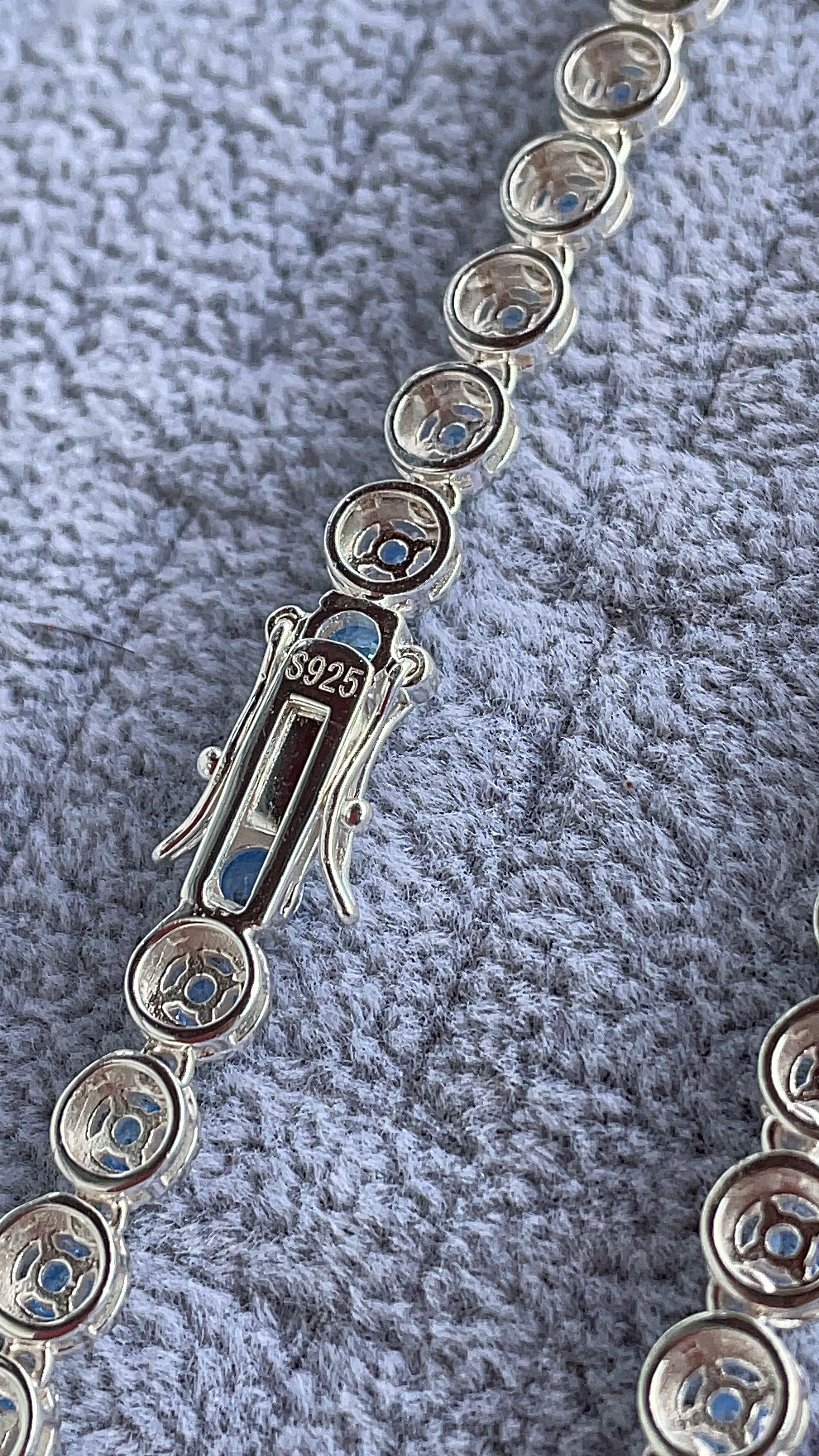 925 silver Tennis Circle chain