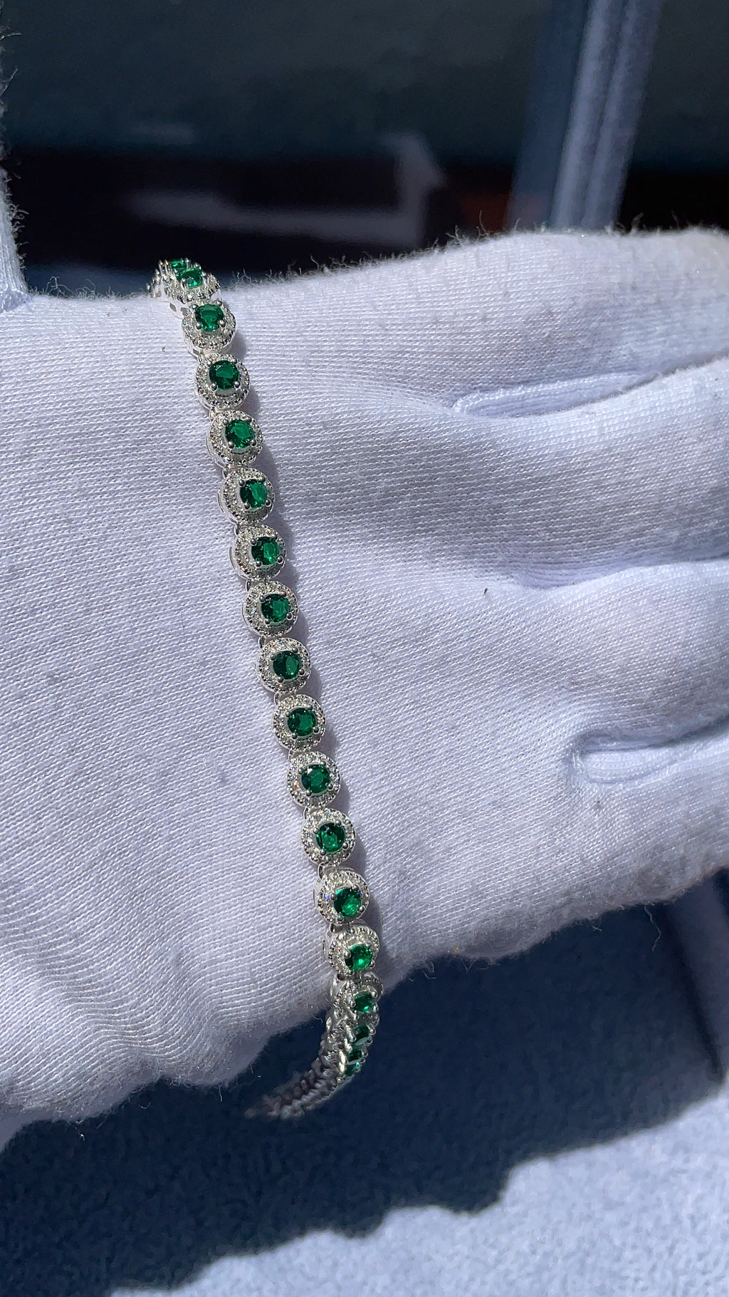 Tennis Circle Bracelet Silver.925