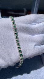 Tennis Circle Bracelet Silver.925