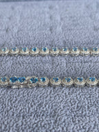 925 silver Tennis Circle chain