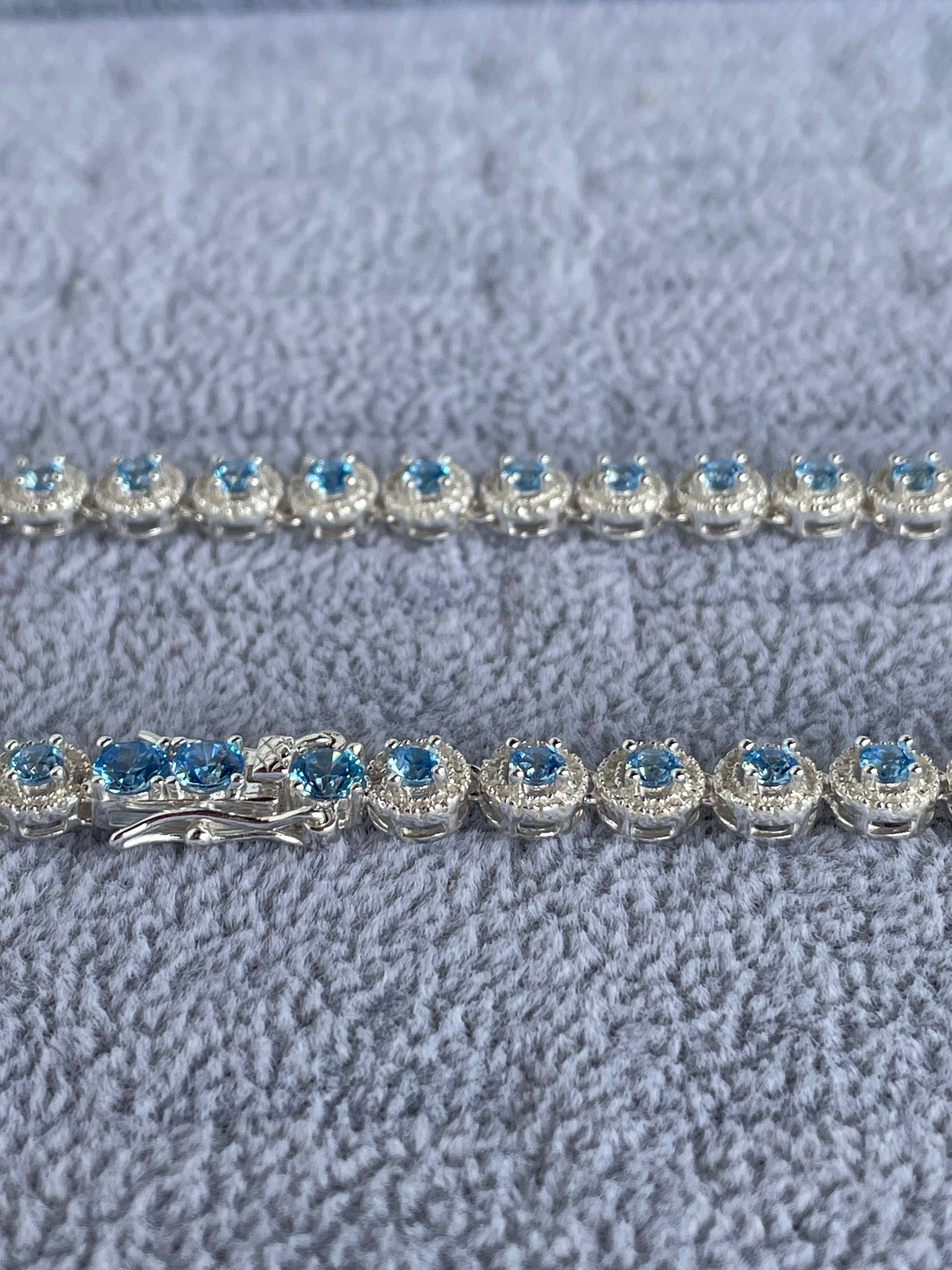 925 silver Tennis Circle chain