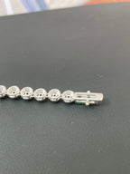 Tennis Circle Bracelet Silver.925