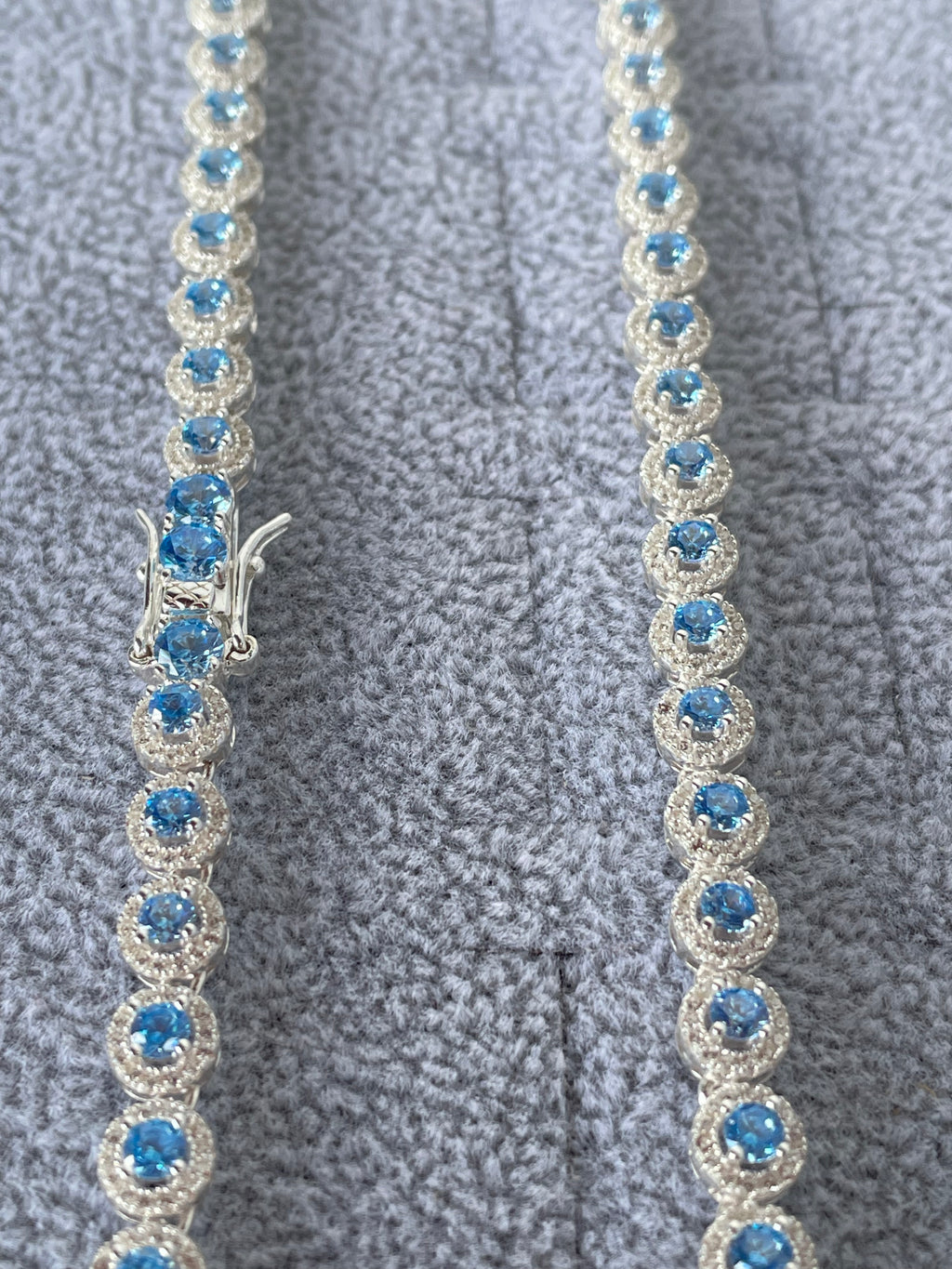 925 silver Tennis Circle chain