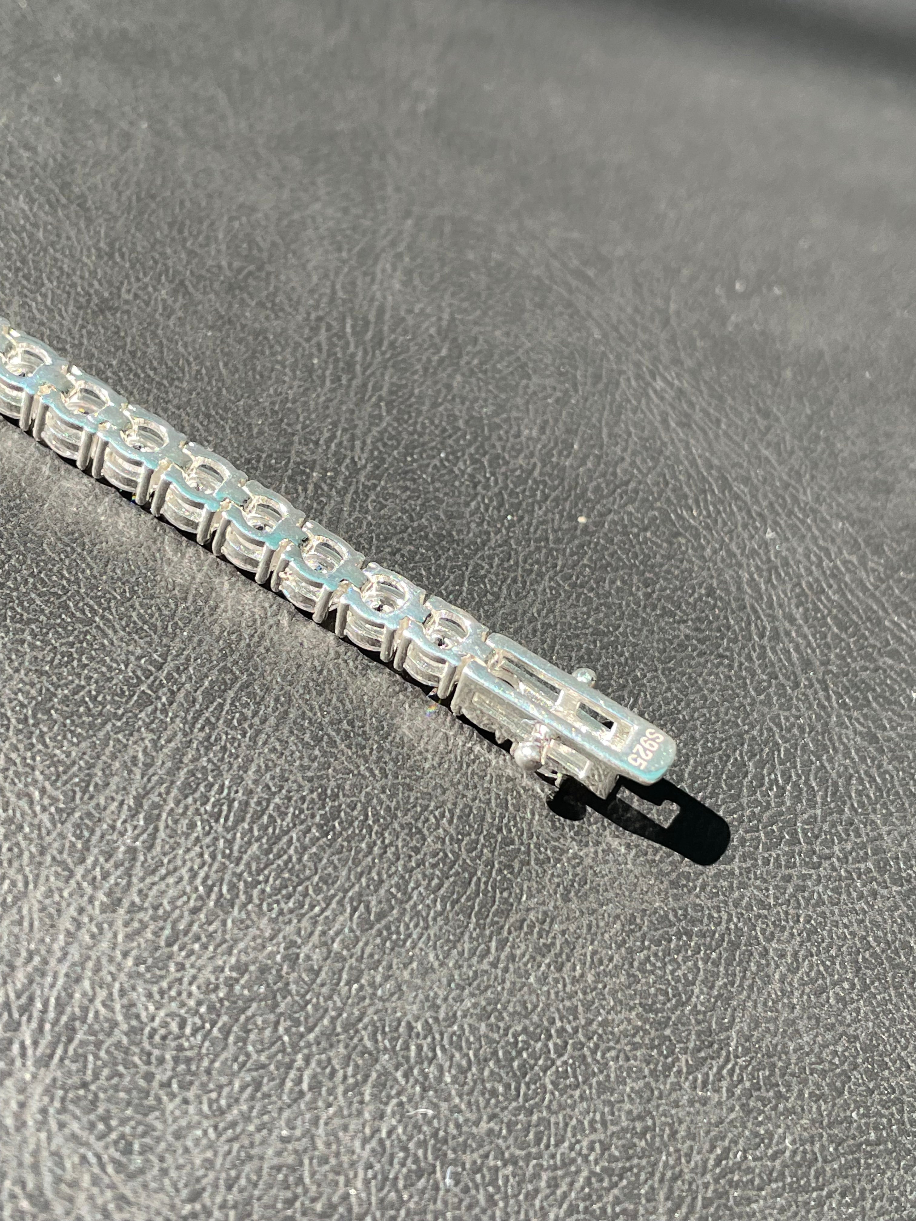 925 Silver Tennis Bracelet