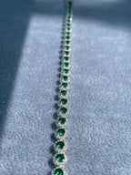 Tennis Circle Bracelet Silver.925