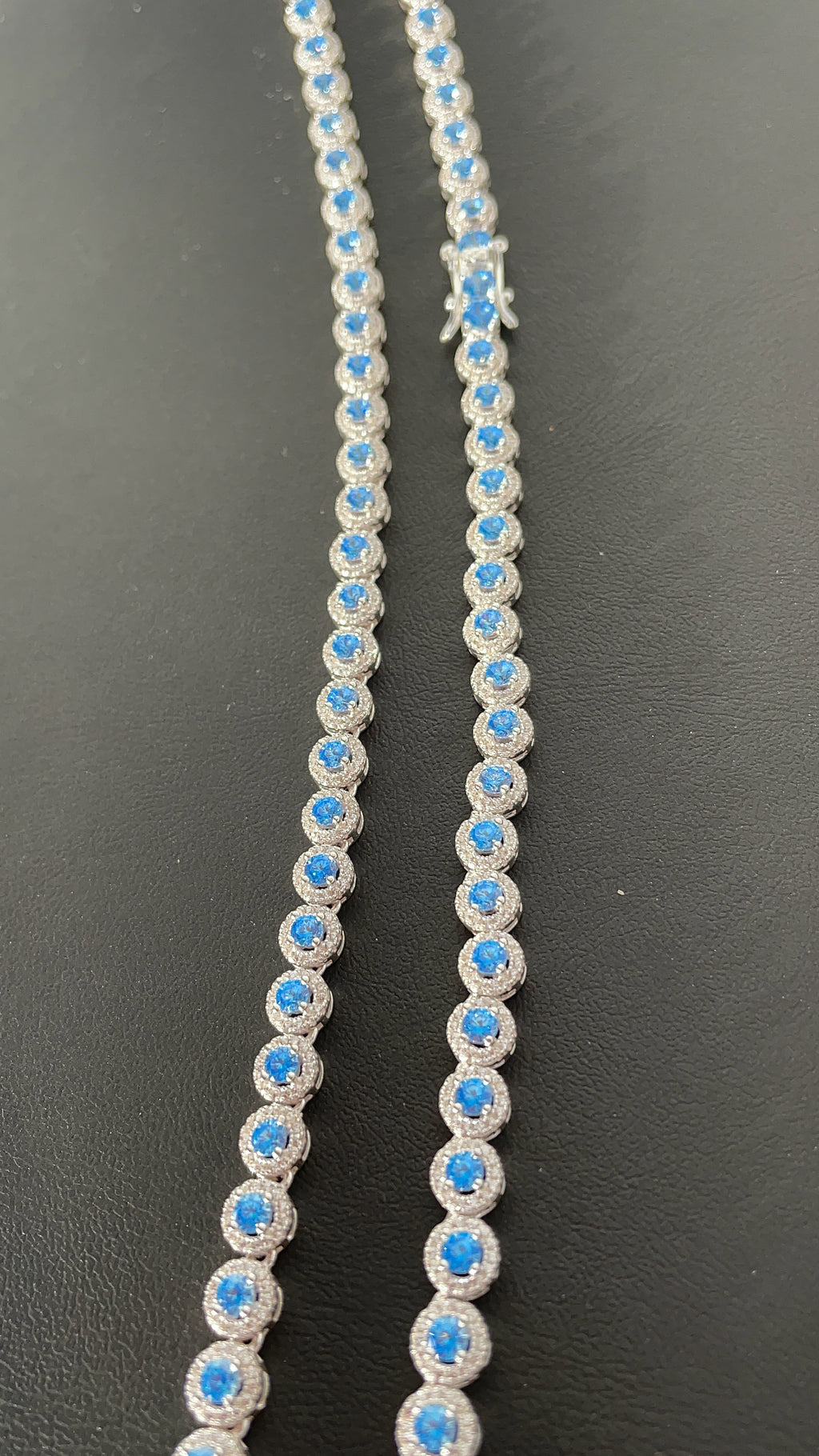 925 silver Tennis Circle chain
