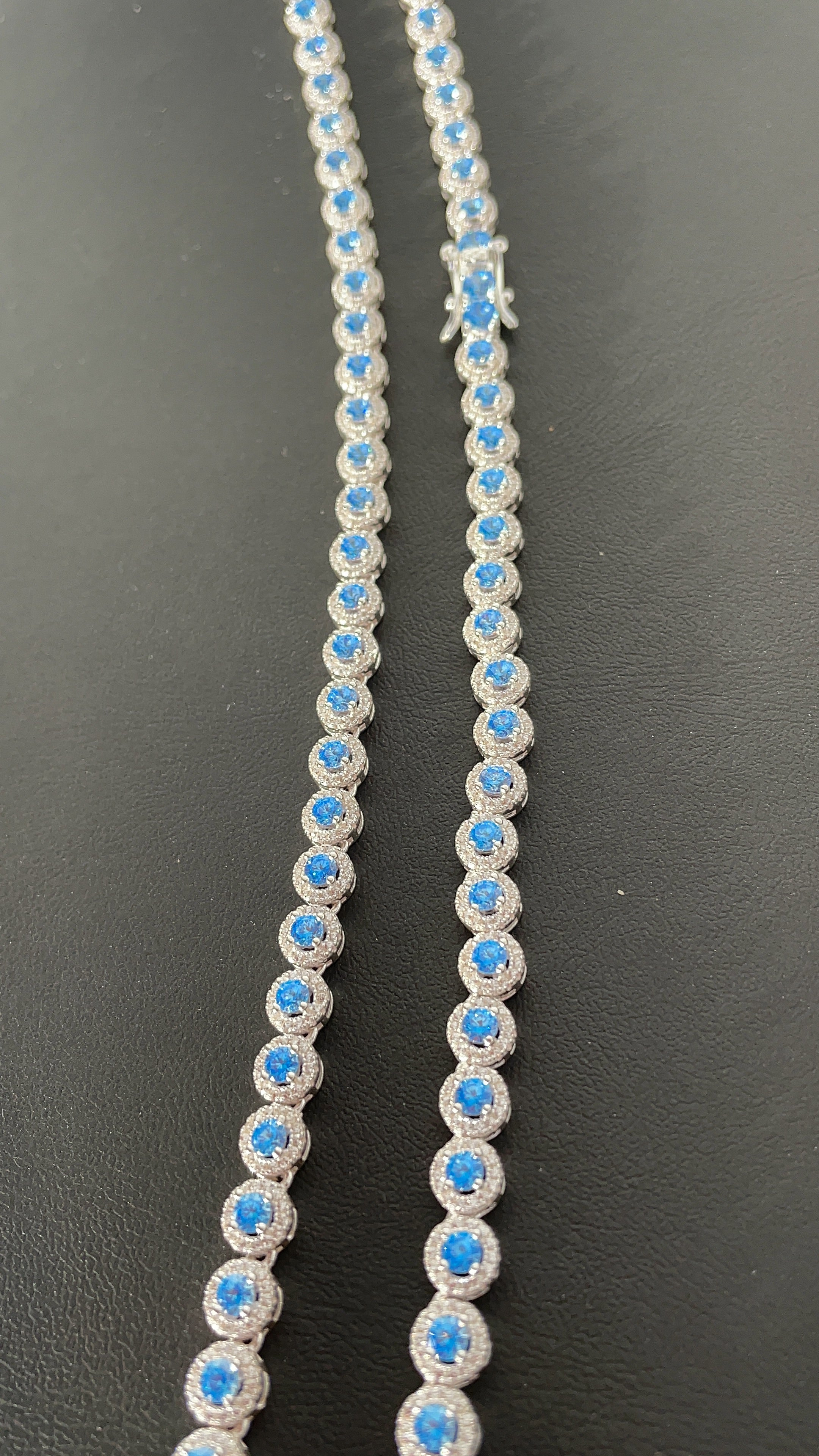 925 silver Tennis Circle chain
