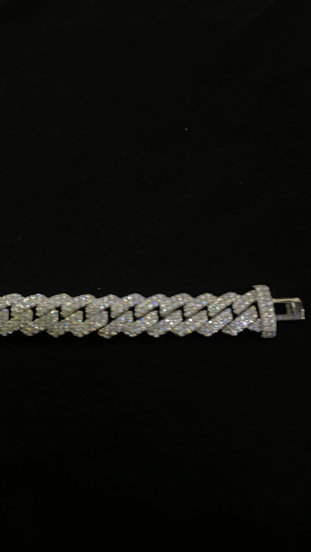 Silver Bracelet.925 Diamonds