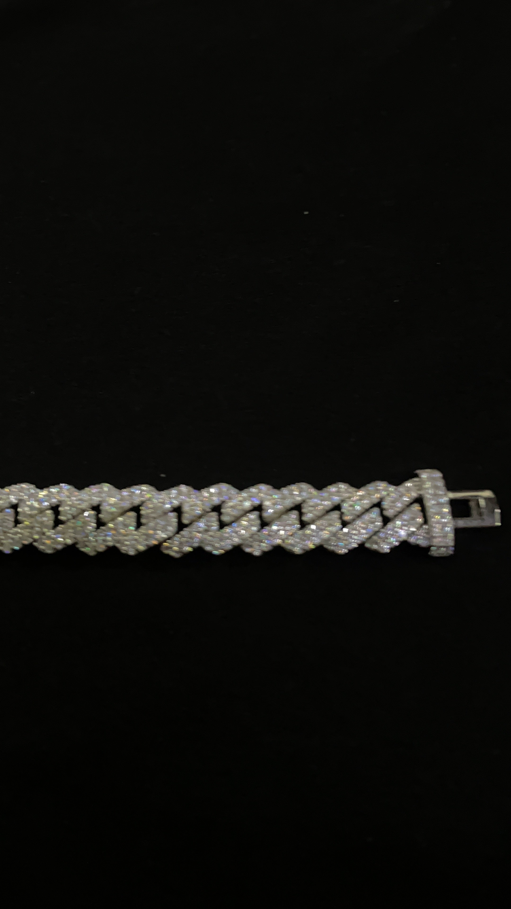 Silver Bracelet.925 Diamonds
